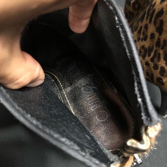 Rouge Faux Fur High Heel Envelope style Booties - Picture 4 of 4